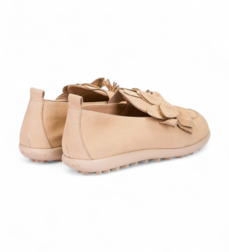Wonders Mocassins de couro Flyfit 05 bege