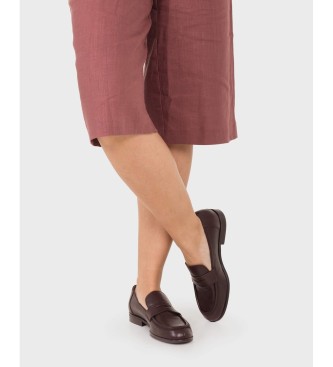 Wonders Læder loafers Plustac 03 Brun