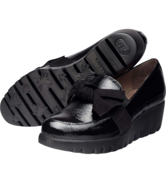 Wonders Romeo Leather Moccasins black