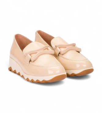 Wonders Usnjeni mokasini Simon 20 beige