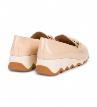 Wonders Usnjeni mokasini Simon 20 beige
