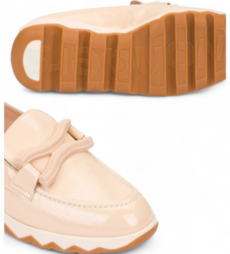 Wonders Usnjeni mokasini Simon 20 beige