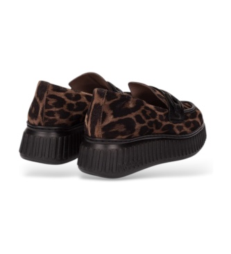 Wonders Mocasines de Piel XFLY 03 marrón