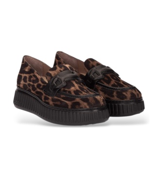 Wonders Mocasines de Piel XFLY 03 marrón