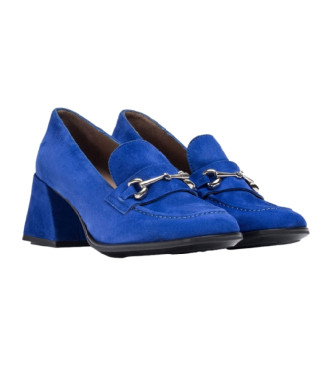 Wonders Leather moccasins CELIA azu