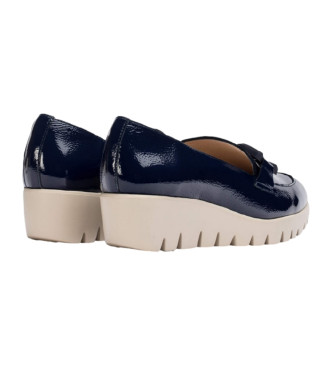 Wonders Dark blue San Marino leather loafers 