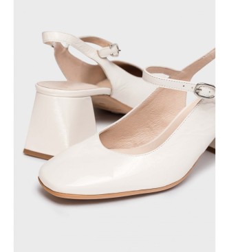 Wonders White Jane heeled sandal -Heel height: 6cm