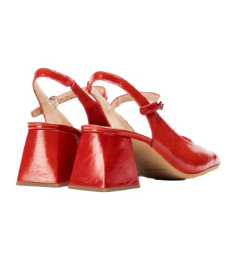 Wonders Heeled sandal Jane Red -Heel height: 6cm