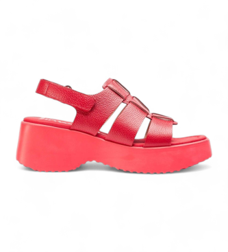 Wonders Nora pink leather sandals