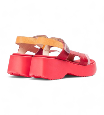 Wonders Telva pink leather sandals