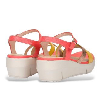 Wonders Sandali Flynn 83 in pelle gialla