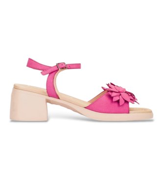 Wonders Sandales en Cuir Moai 02 Rose