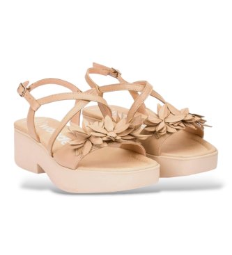 Wonders Sandales en Cuir Venus 02 Beige