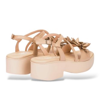 Wonders Sandales en Cuir Venus 02 Beige