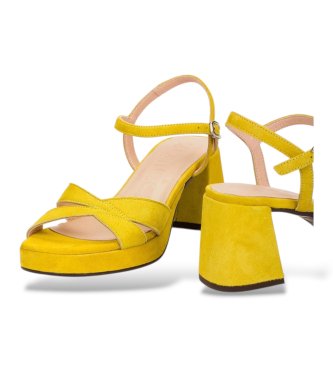 Wonders Sandales en Cuir Zaida 20 Jaune