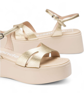 Wonders Sandales en cuir Golden Celina