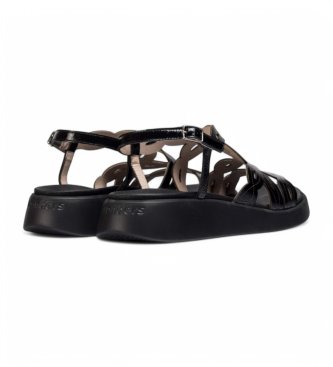 Wonders Sandales en cuir Darya Noir
