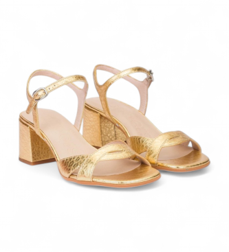 Wonders Sandalias de Piel Estela 01 dorado