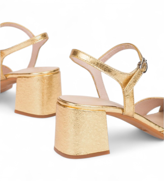 Wonders Sandalias de Piel Estela 01 dorado