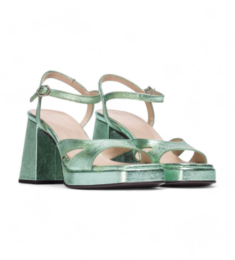 Wonders Blauwe Frida Leren Sandalen