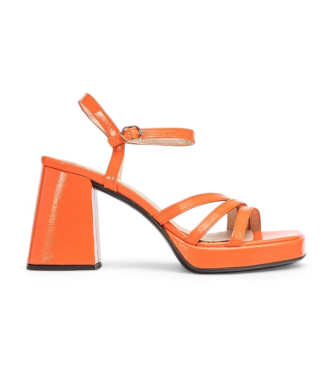 Wonders Ledersandalen Liebe orange