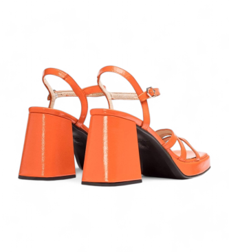 Wonders Sandales en cuir Love orange