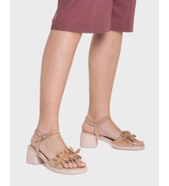 Wonders Sandales en Cuir Moai 02 Beige
