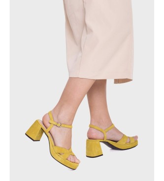 Wonders Sandales en Cuir Zaida 20 Jaune