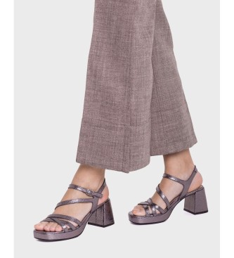 Wonders Sandales en Cuir Zaida 21 gris