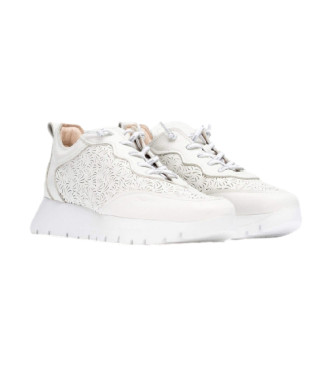 Wonders Cario white leather trainers