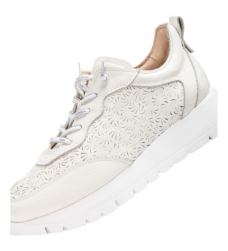 Wonders Cario white leather trainers