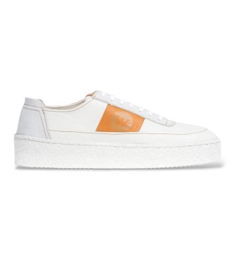 Wonders Baskets en Cuir à lacets Blanc