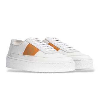 Wonders Baskets en Cuir à lacets Blanc