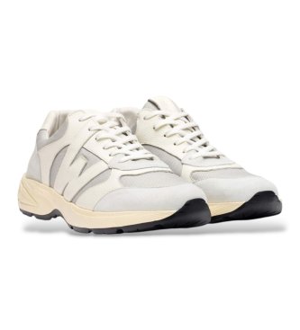 Wonders Baskets en Cuir Elian blanc