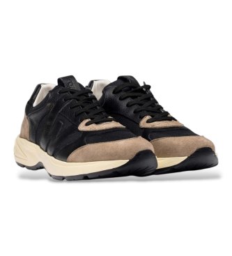 Wonders Baskets en cuir Elian marron