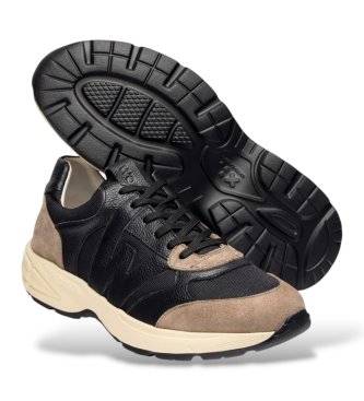 Wonders Baskets en cuir Elian marron