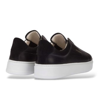 Wonders Skórzane trampki Marley 60 Czarne