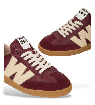 Wonders Leder Turnschuhe Nubia 01 kastanienbraun