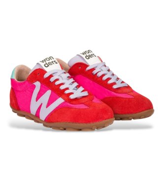 Wonders Nysa pink leather slippers