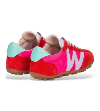 Wonders Nysa pink leather slippers
