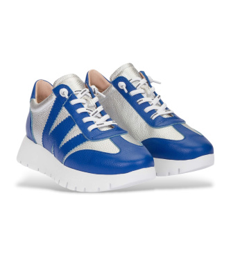 Wonders Lederturnschuhe Odisei 76 silber, blau