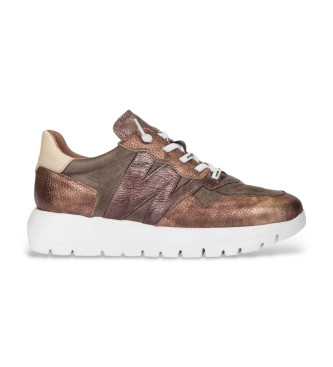 Wonders Leder Turnschuhe Odisei 91 braun