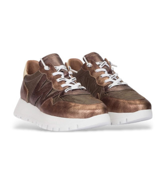 Wonders Leder Turnschuhe Odisei 91 braun