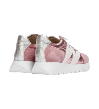 Wonders Sneaker Oslo in pelle rosa
