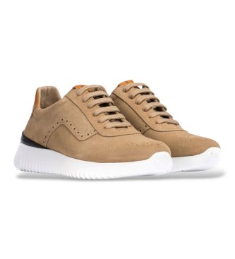 Wonders Leren sneakers Paul beige