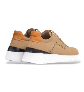 Wonders Leren sneakers Paul beige