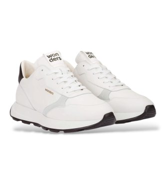 Wonders Baskets en Cuir Wabash 30 blanc