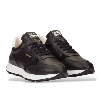 Wonders Baskets en Cuir Wabash 30 noir