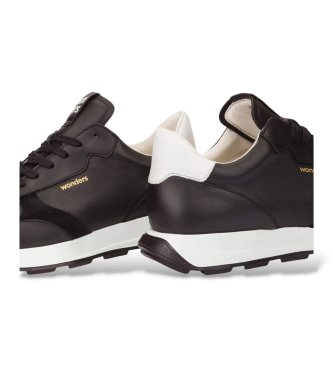 Wonders Baskets en Cuir Wabash 30 noir