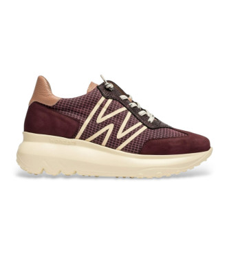 Wonders Ultrafly 01 wine shoes